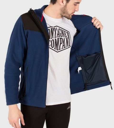 Campera de hombre polar Tibalt con capucha