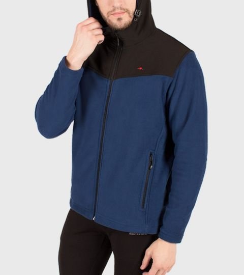 Campera de hombre polar Tibalt con capucha