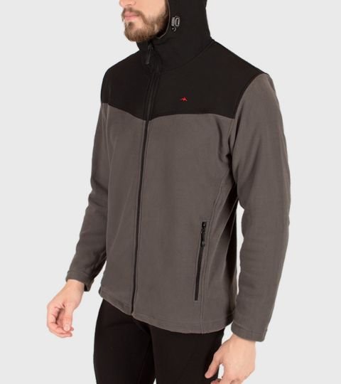 Campera de hombre polar Tibalt con capucha