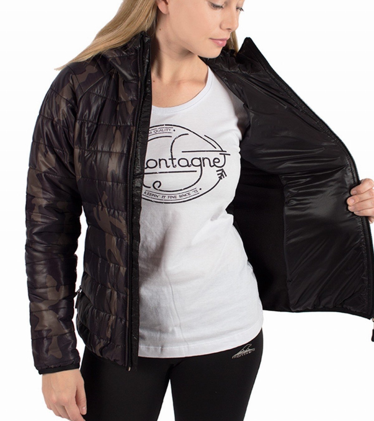 Campera de mujer Velvet con capucha