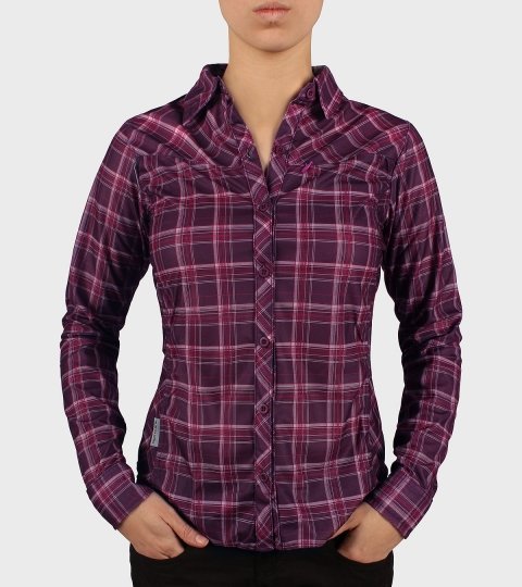 Camisa de mujer escocesa Iguacel