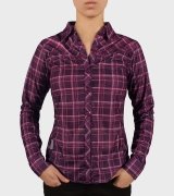Camisa de mujer escocesa Iguacel