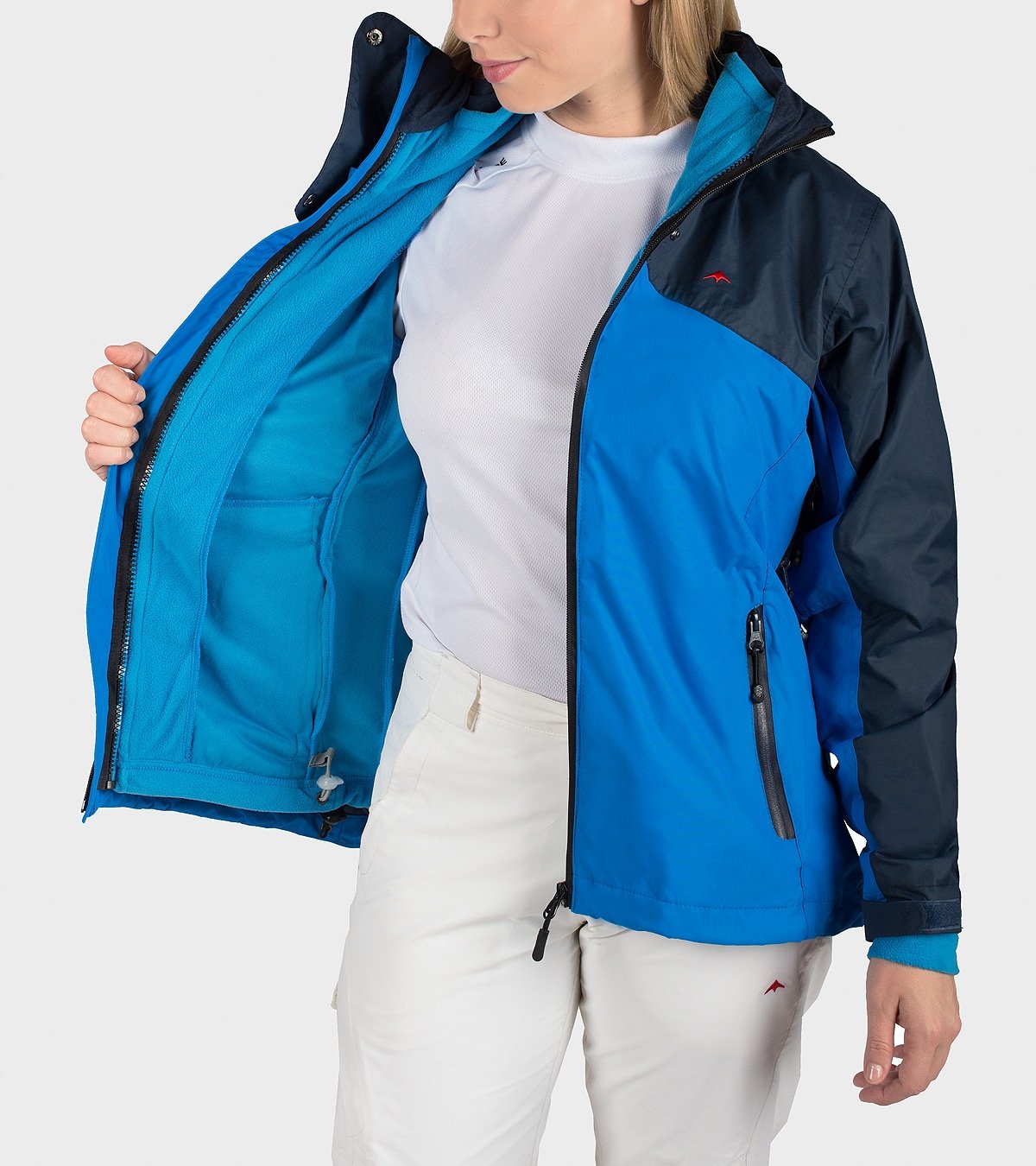 Campera desmontable de mujer Kenya 3en1