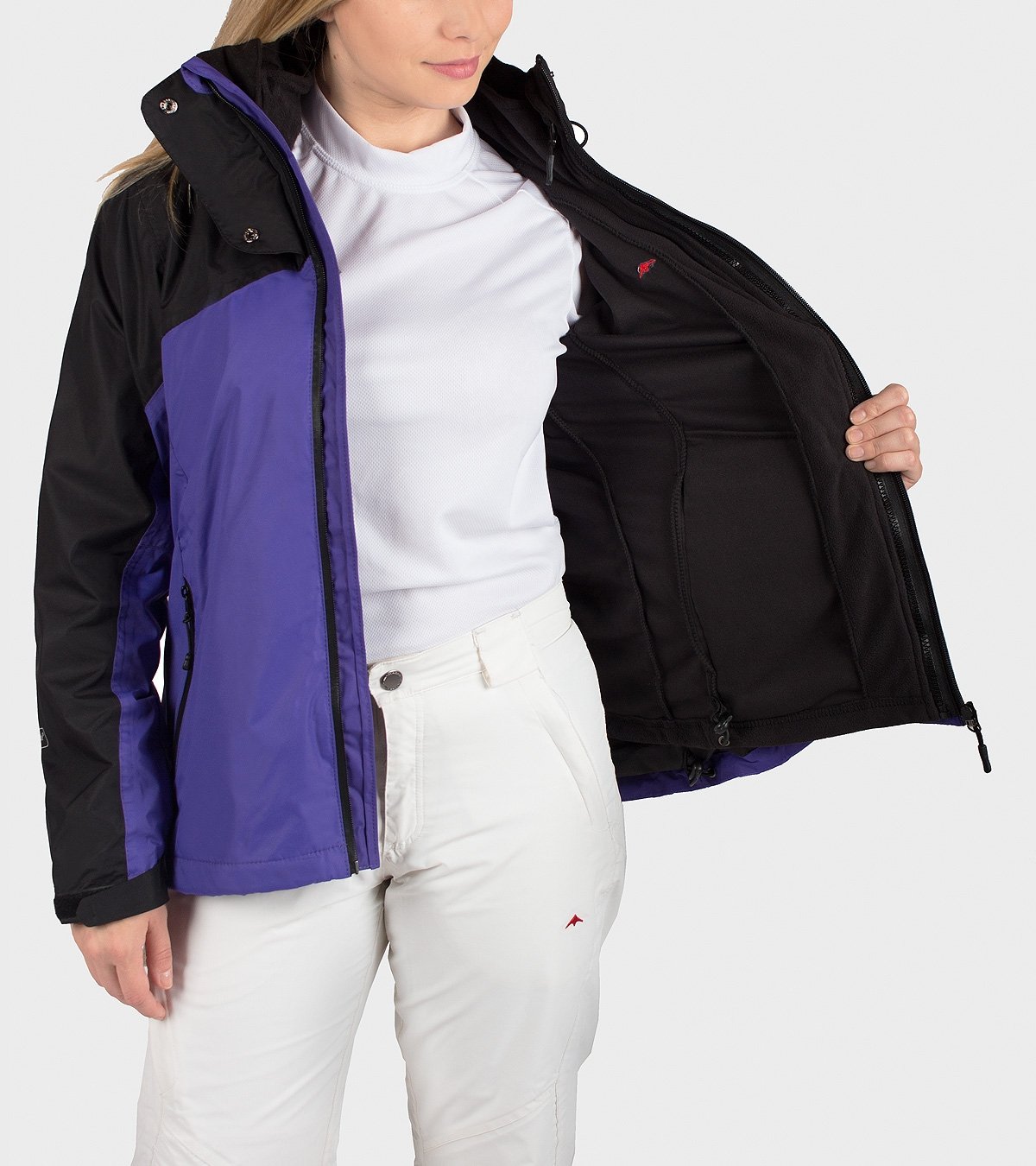 Campera desmontable de mujer Kenya 3en1