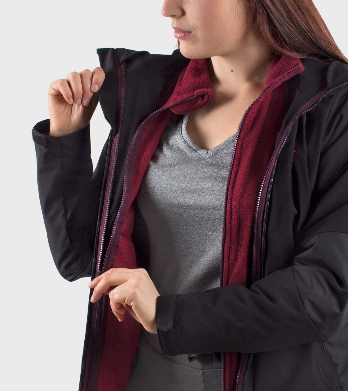 Campera de mujer Clover M 3en1