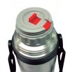Termo Bala 1 lt. de acero inoxidable - c/correa bandolera