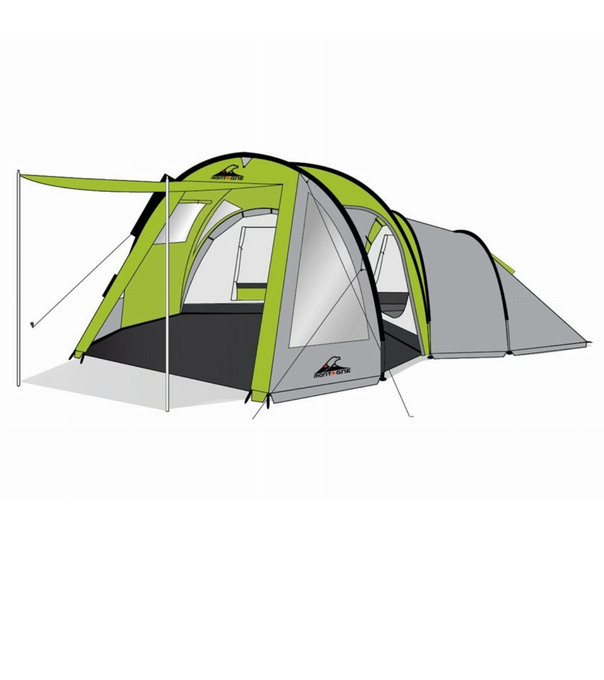 Carpa estructural Bunker 8 personas