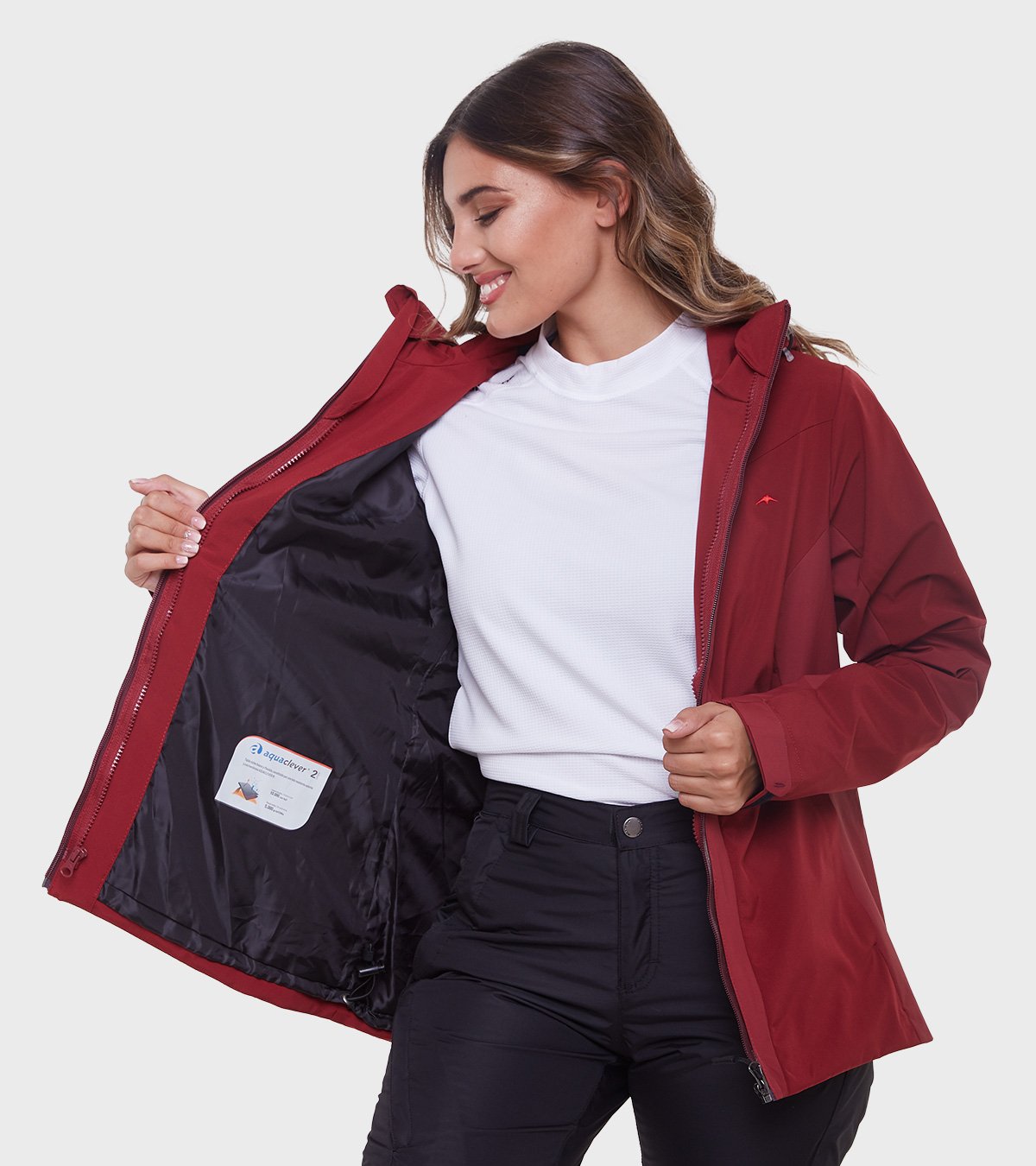 Campera de mujer Clover M 3en1