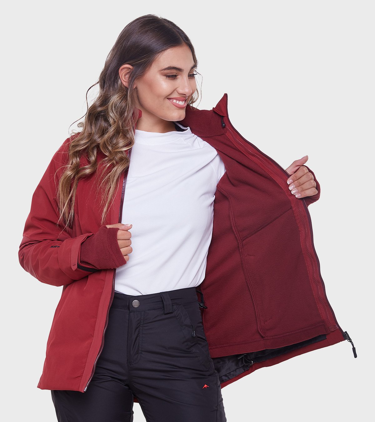 Campera de mujer Clover M 3en1