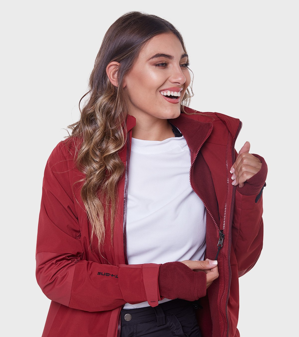 Campera de mujer Clover M 3en1