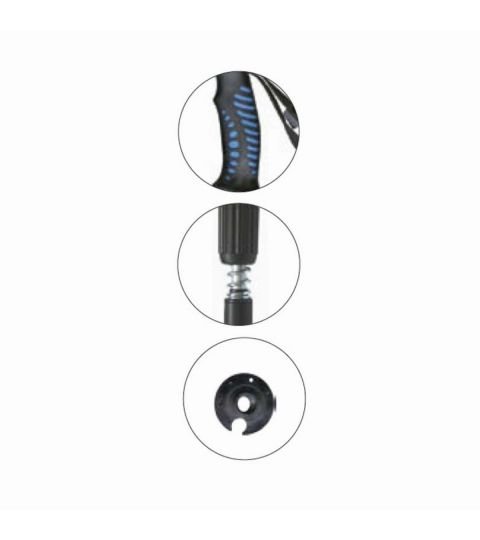 Trekking Walking stick to Duraluminium