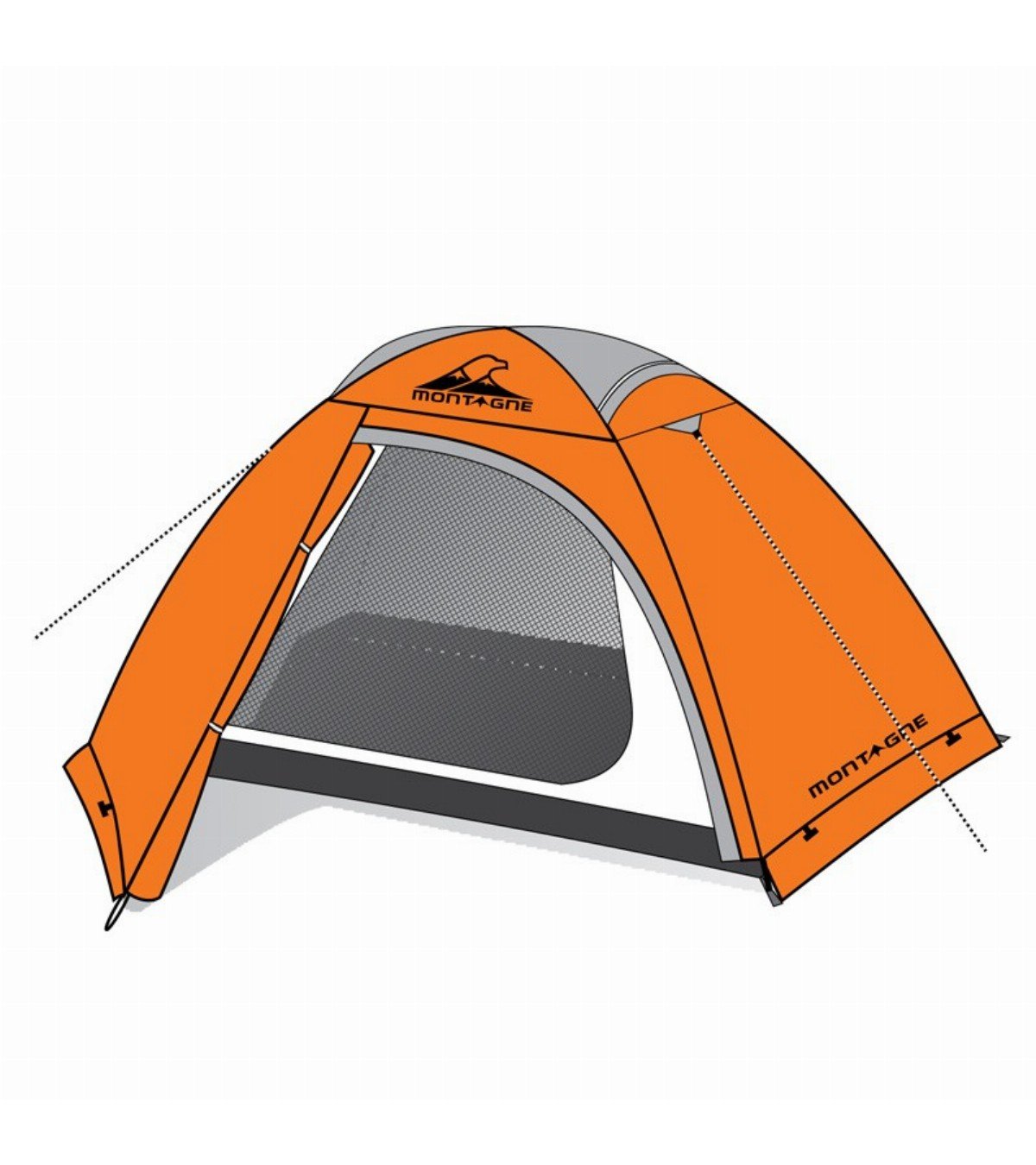 Carpa de camping iglú Geo 4 personas
