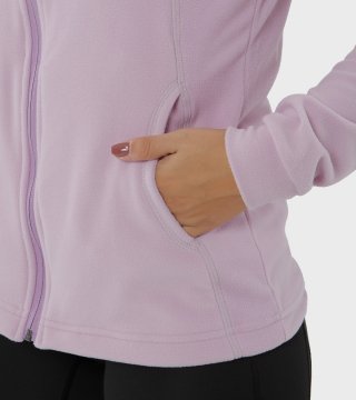 Campera de mujer de micropolar con capucha Aradia