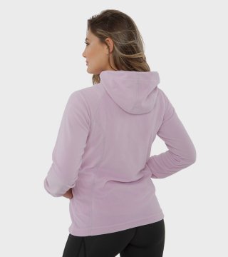 Campera de mujer de micropolar con capucha Aradia