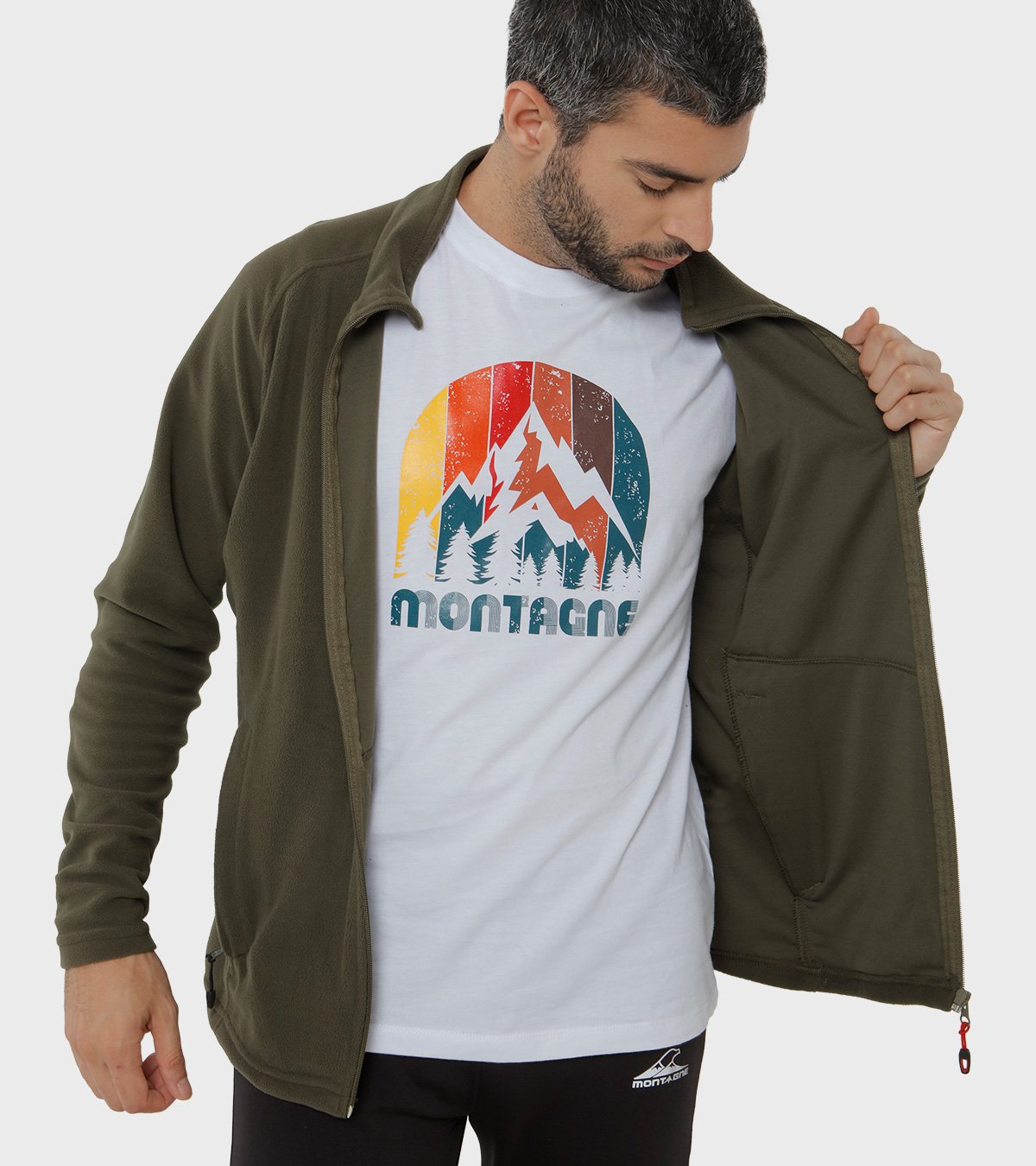 Campera de hombre de micro polar Conor