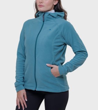 Campera de mujer de micropolar con capucha Aradia