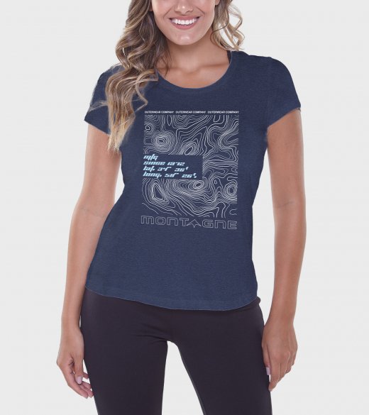 Remera de mujer Latitud M/C