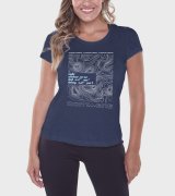 Remera de mujer Latitud M/C