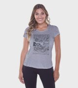 Remera de mujer Latitud M/C