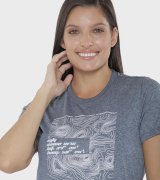 Remera de mujer Latitud M/C