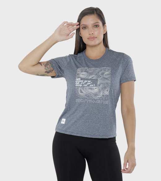 Remera de mujer Latitud M/C
