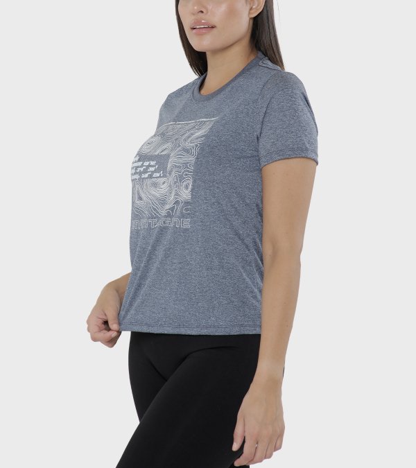 Remera de mujer Latitud M/C
