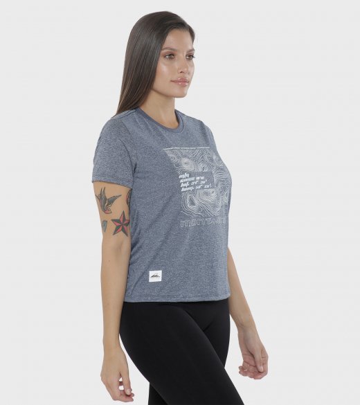 Remera de mujer Latitud M/C