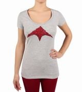 Remera de mujer algodón Outline
