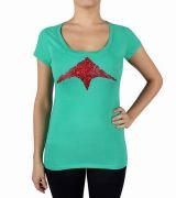 Remera de mujer algodón Outline