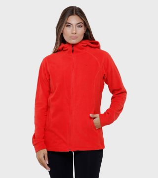 Campera de mujer de micropolar con capucha Aradia