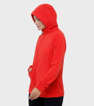 Campera de mujer de micropolar con capucha Aradia