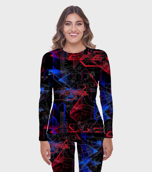 Camiseta térmica de mujer Aspen Print