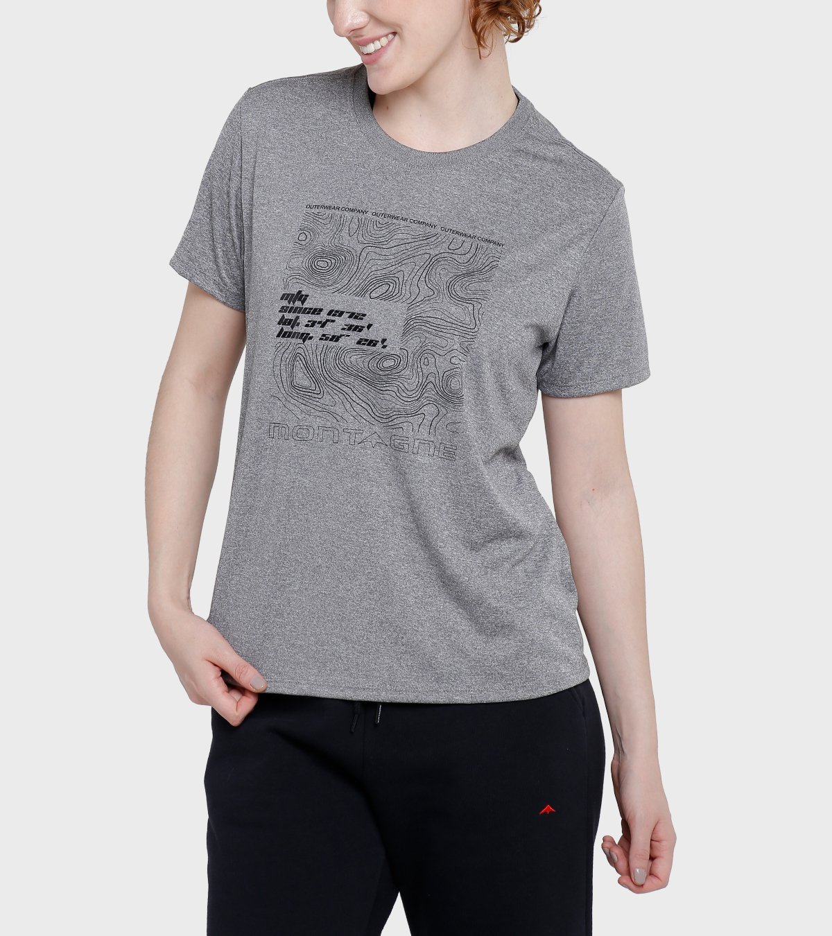 Remera de mujer Latitud M/C