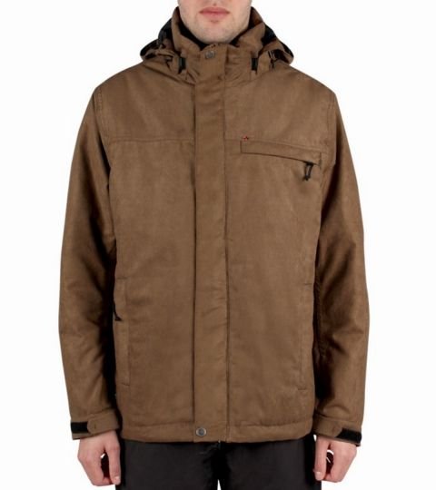 Campera de hombre gamuzada impermeable Aramis