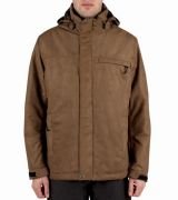 Campera de hombre gamuzada impermeable Aramis