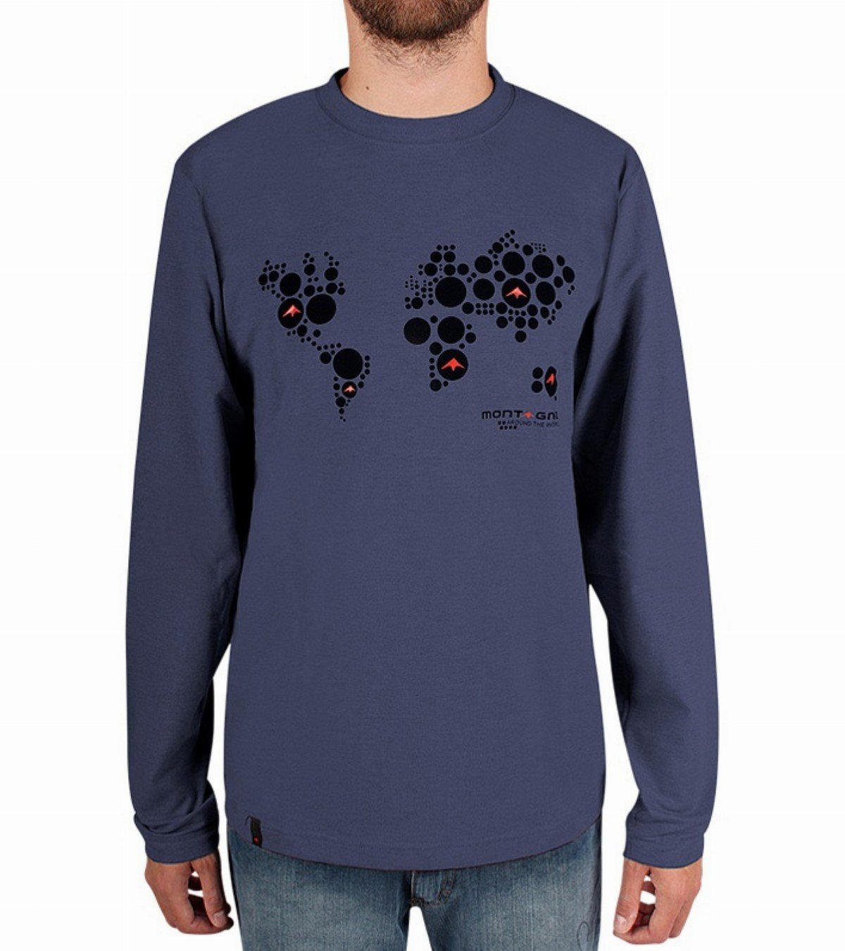 Remera de hombre manga larga World Remera de hombre manga larga World