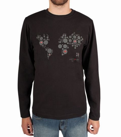 Remera de hombre manga larga World