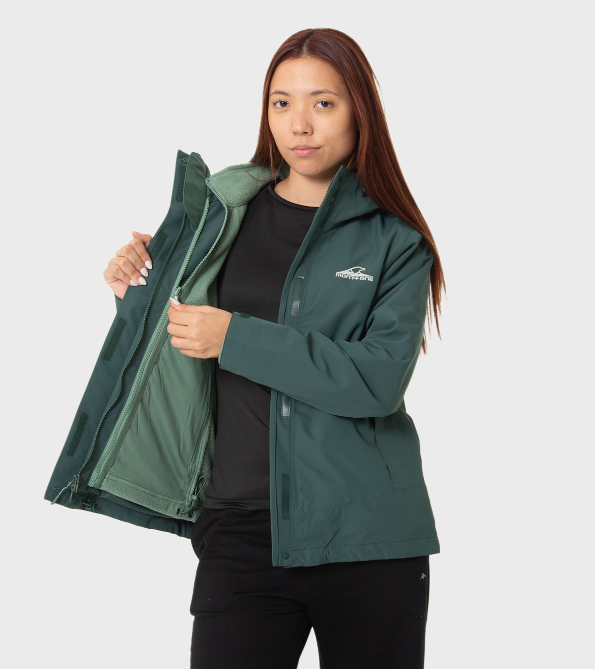 Campera de mujer Riven 3x1