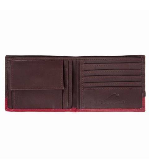 Billetera de cuero de hombre Alabama