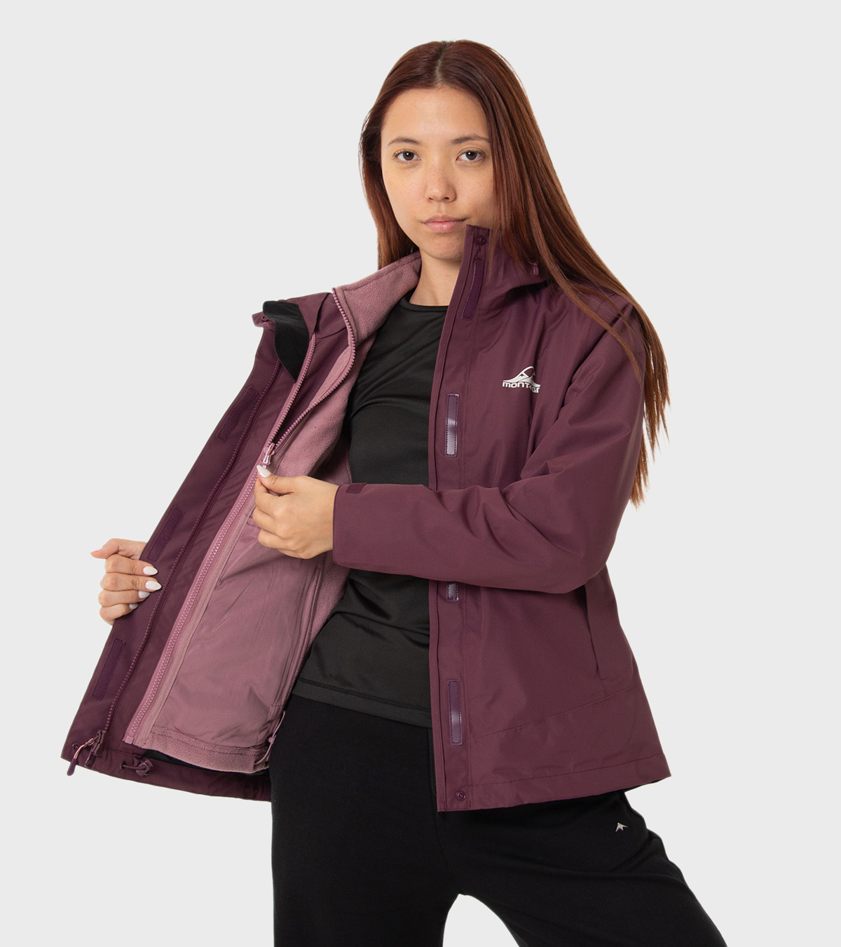 Campera de mujer Riven 3x1