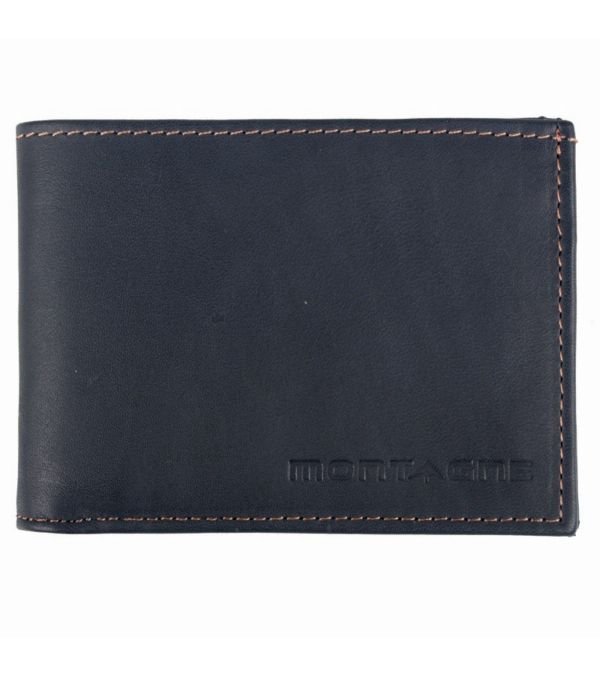 Billetera de cuero de hombre Tom