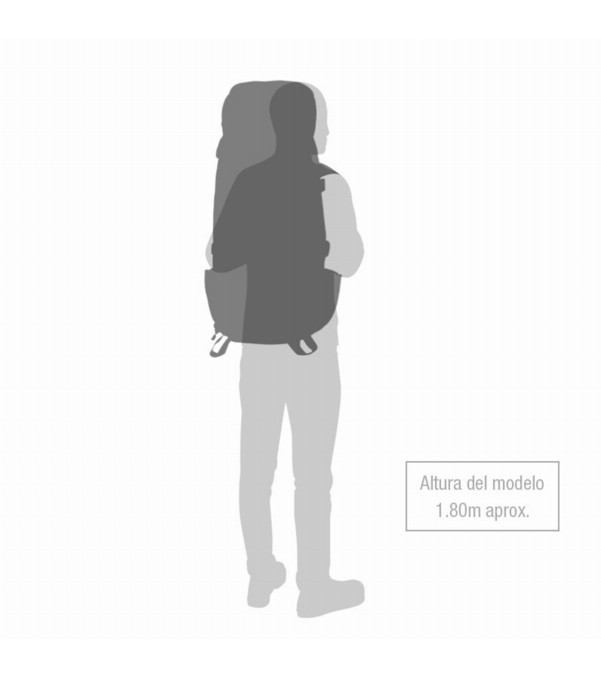 Mochila de camping Xylon 50 lts