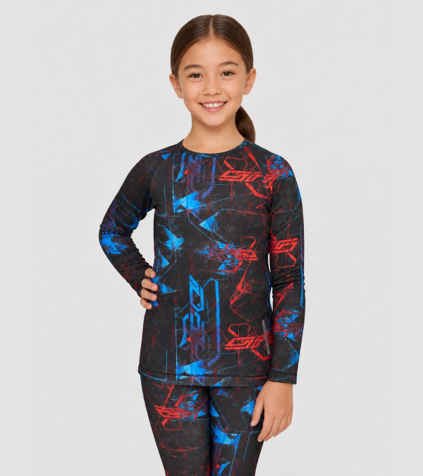 Camiseta térmica de niños Rodeo Print