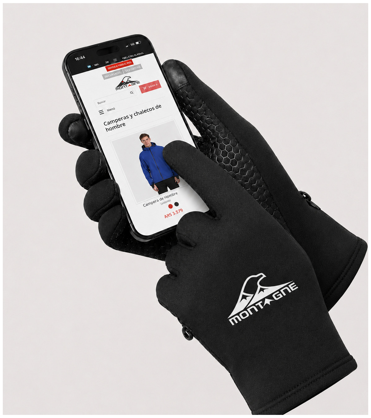 Guantes Eiker con touch screen