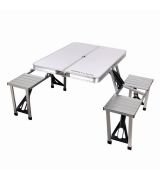 Mesa Plegable de Aluminio para 4 personas