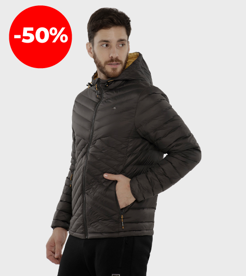 Neegan con capucha Campera de hombre