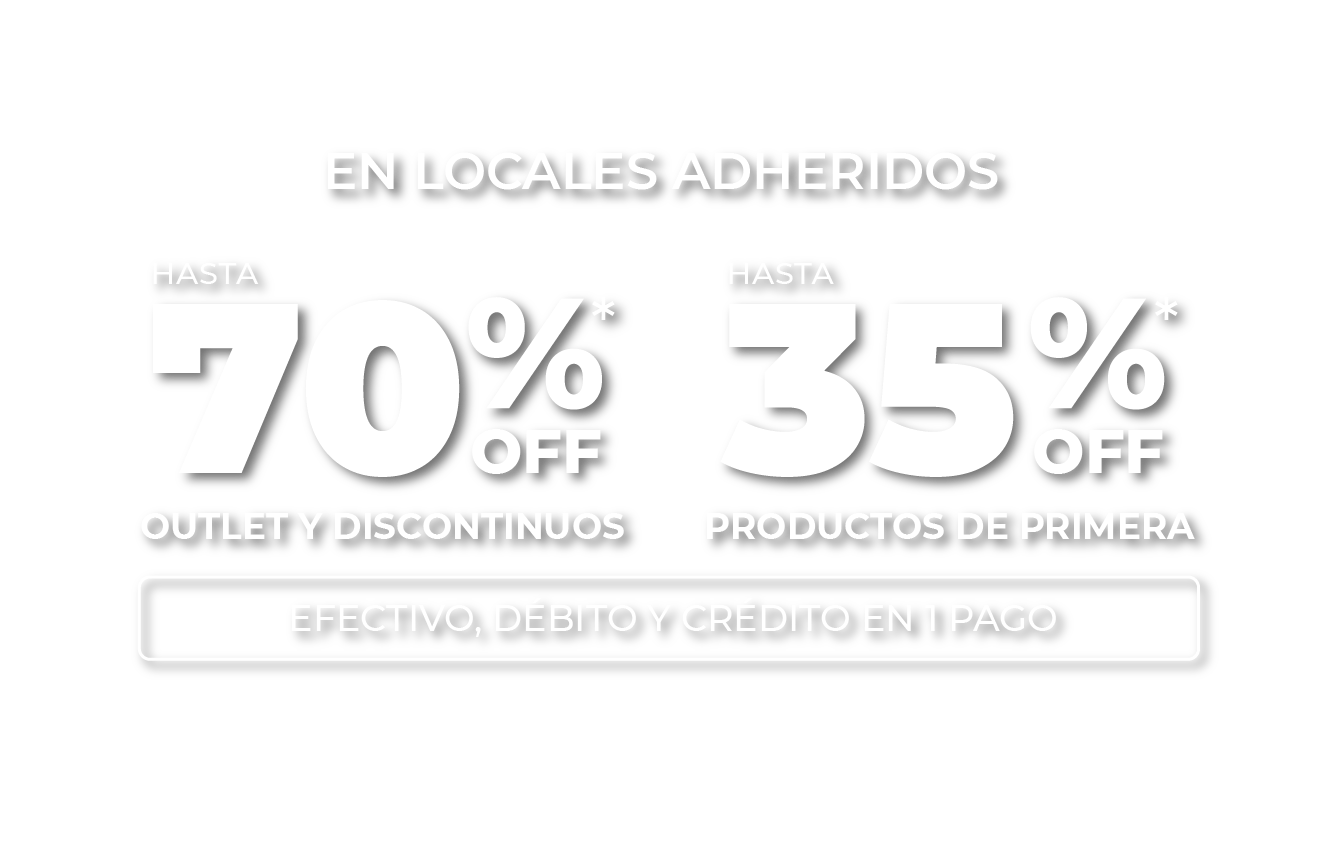 Outlet Sale Montagne 2025 - hasta 70% OUTLET Y DISCONTINUOS - hasta 35% PRODUCTOS DE PRIMERA