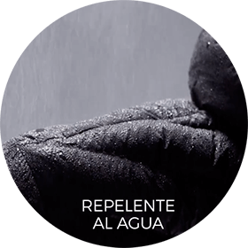 Campera con alta repelencia al agua